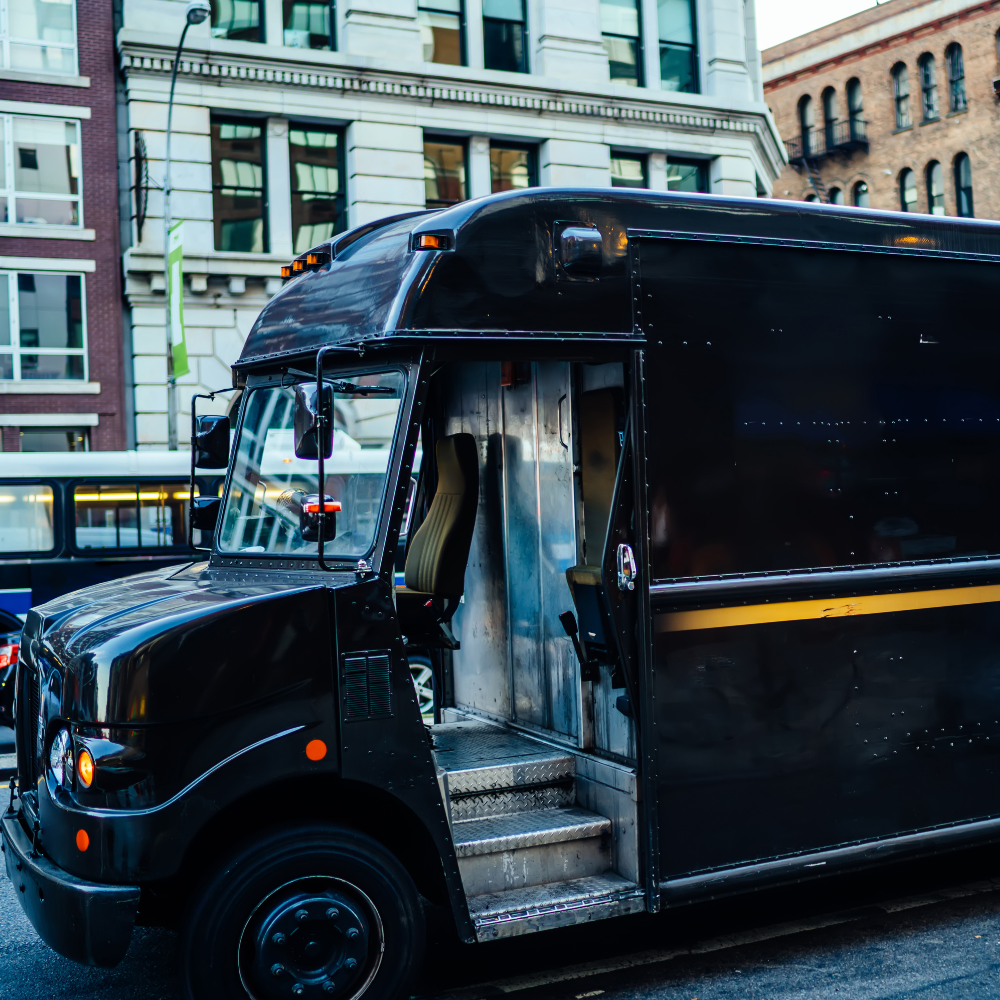 Mobile Barbershop Set Up in a Van